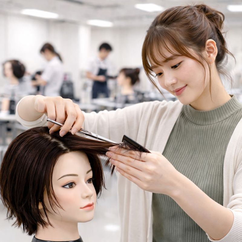 カット基礎実習イメージ